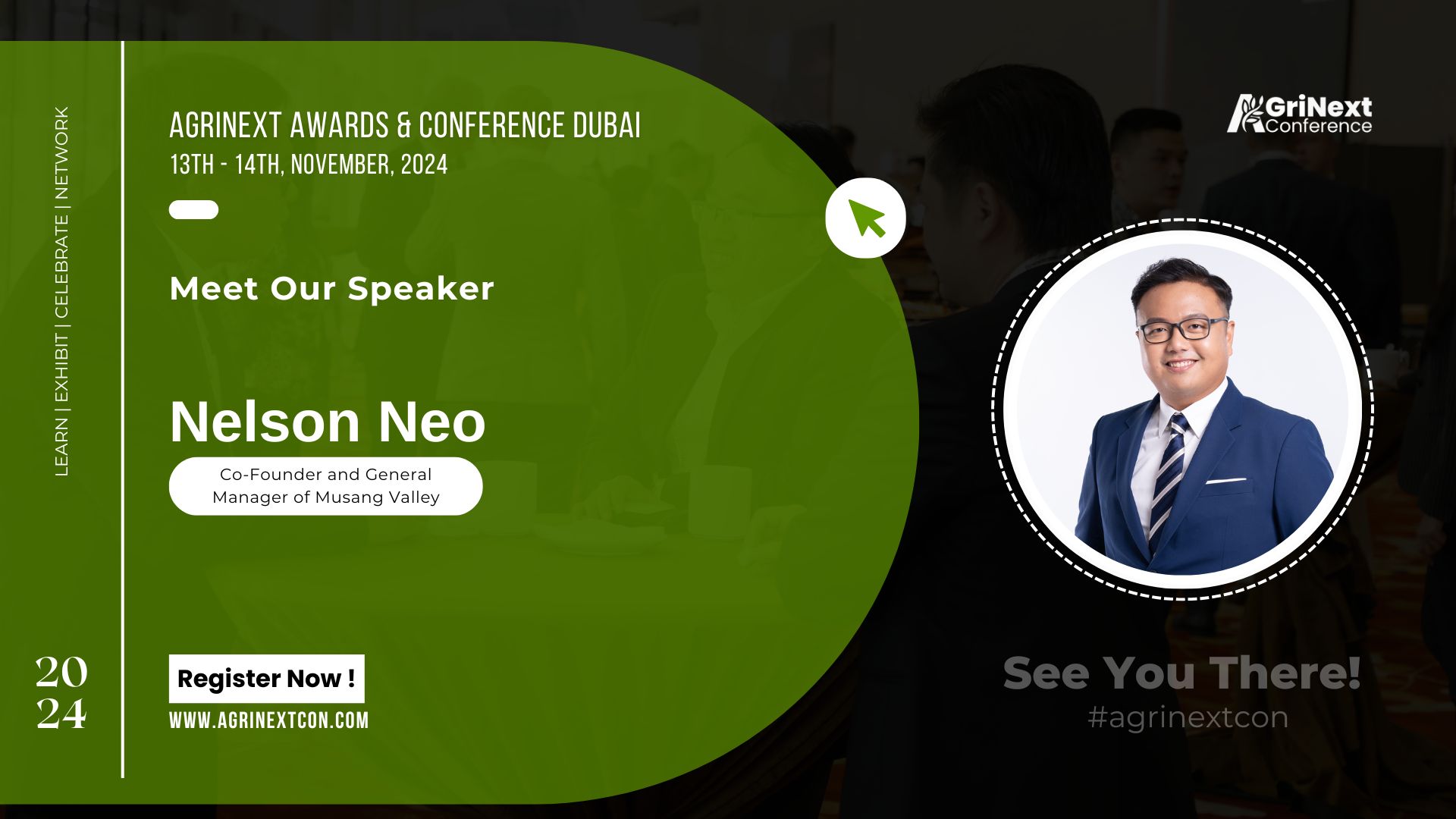 Nelson Neo, Co-Founder and General Manager of Musang Valley, to Speak at AgriNext Conference 2024 in Dubai