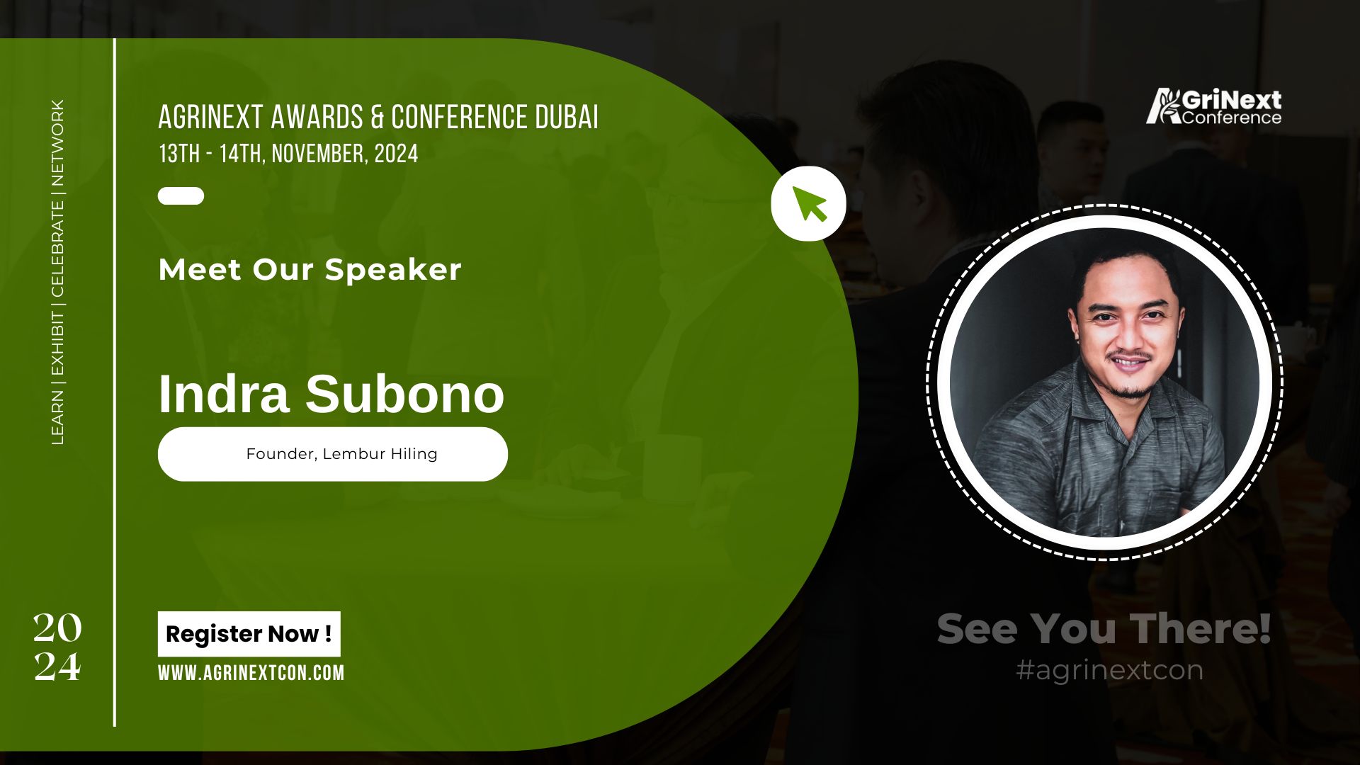 Indra Subono, Founder of Lembur Hiling, to Speak at AgriNext Conference 2024 in Dubai