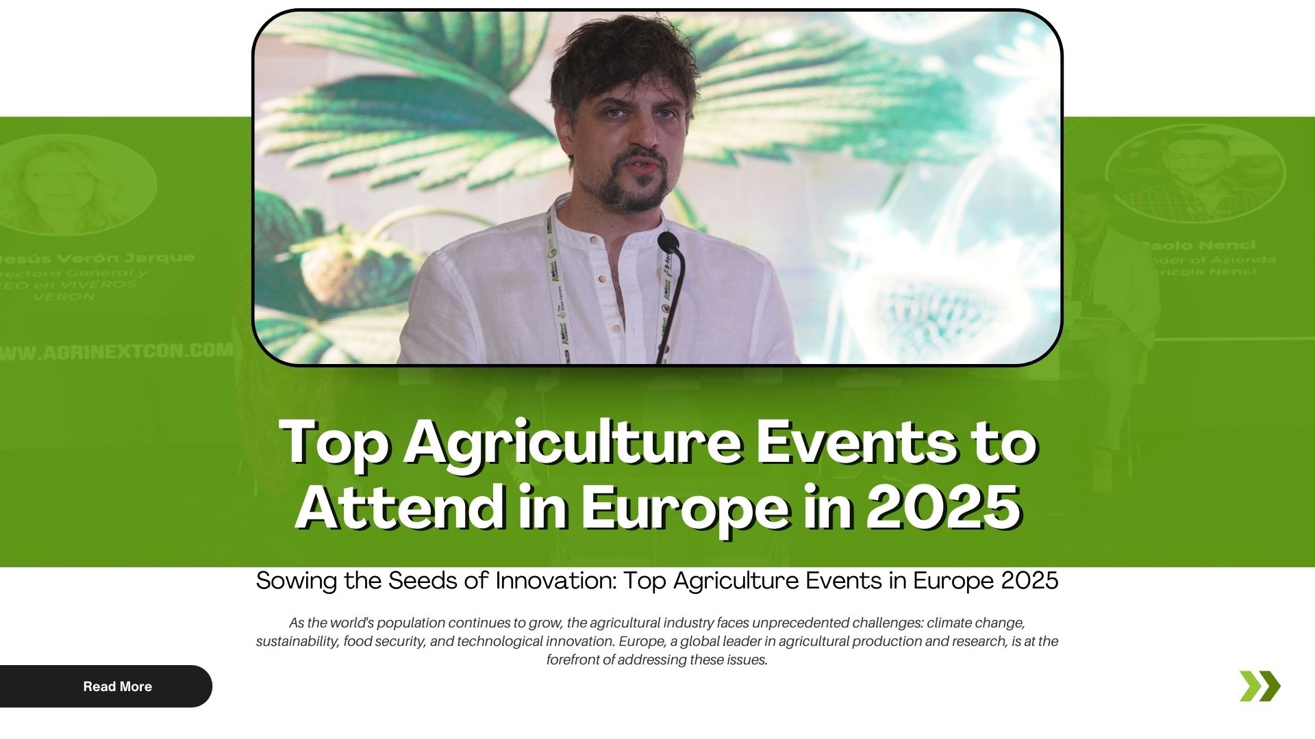 Top Agriculture Events to Attend in Europe in 2025 and 2026
