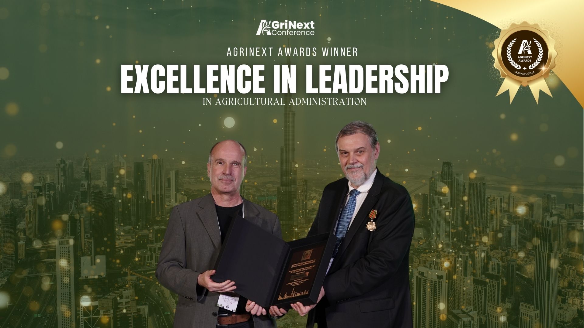 Lutz Collet Honored with the Excellence in Leadership in Agricultural Administration Award