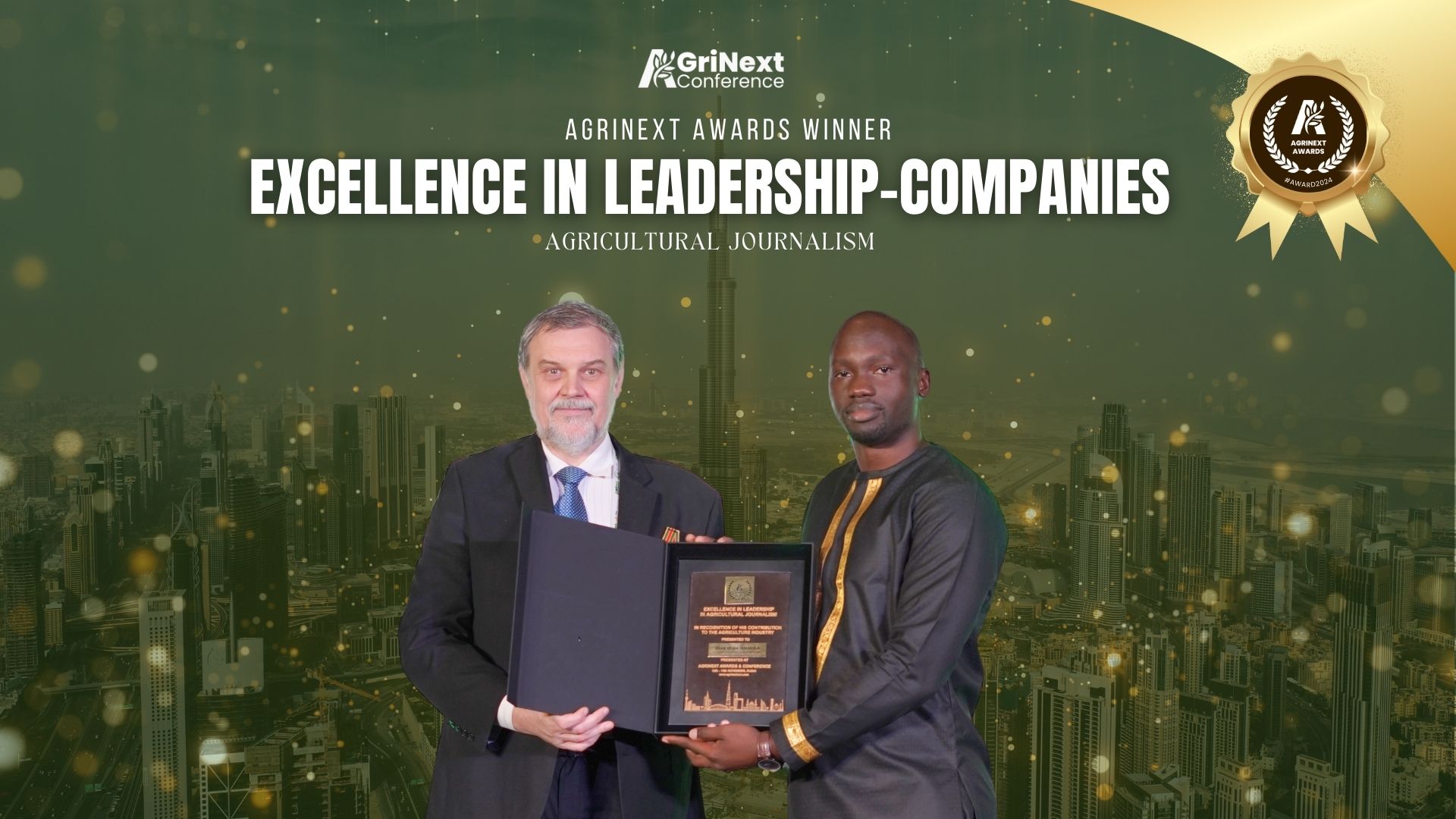 Mark Brian Semakula Honored for Excellence in Leadership in Agricultural Journalism