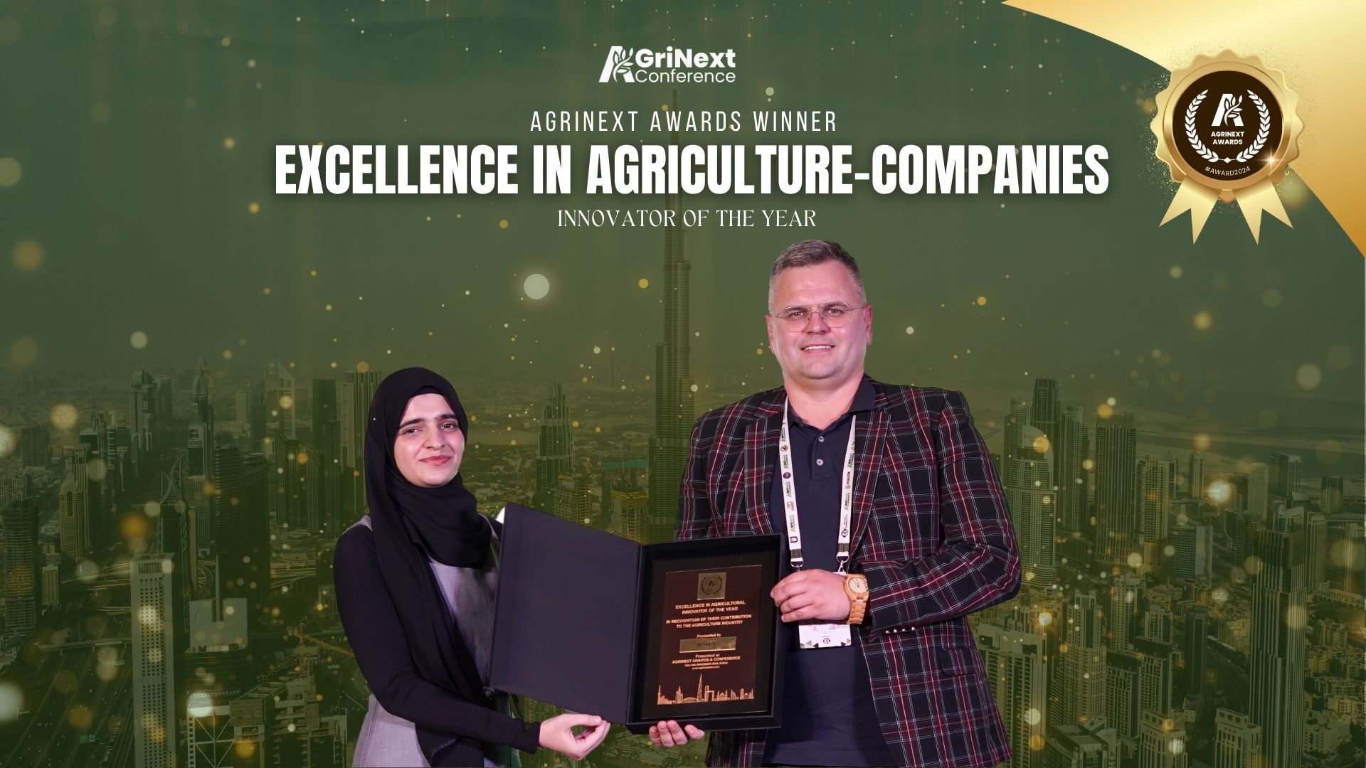 Nando Wins Excellence in Agricultural Innovator of the Year at AgriNext 2024