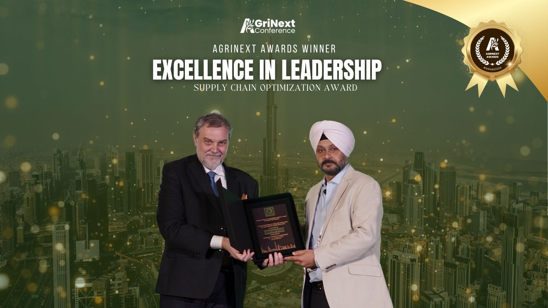 Raman Singh Saluja Honored with the Excellence in Leadership - Supply Chain Optimization Award