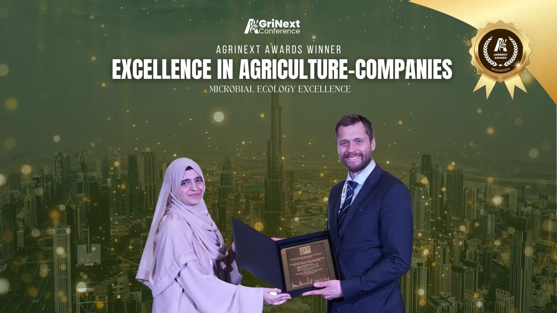 Wai Genetics Wins Excellence in Microbial Ecology at AgriNext 2024