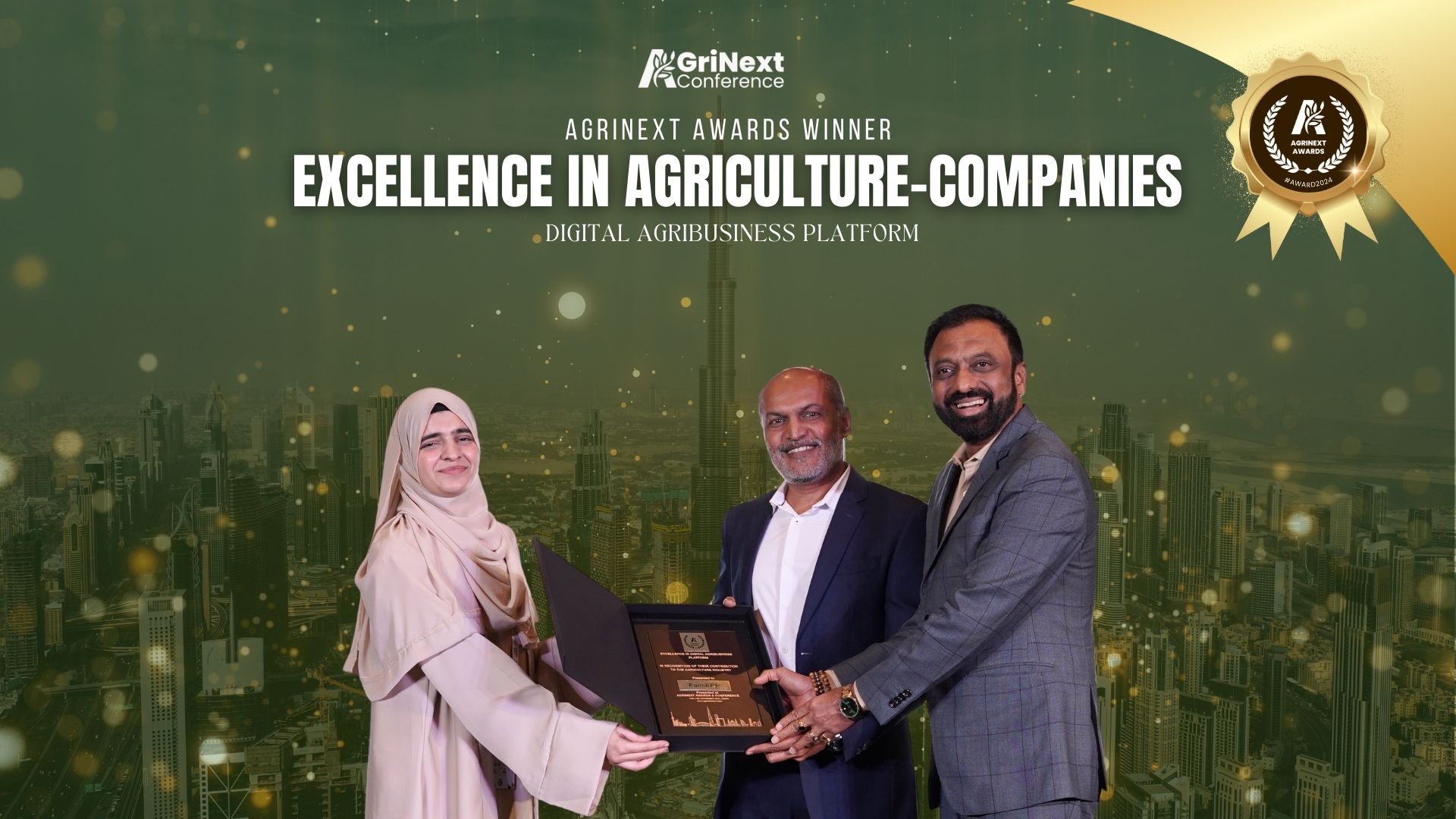 FarmERP Wins Excellence in Digital Agribusiness Platform at AgriNext 2024