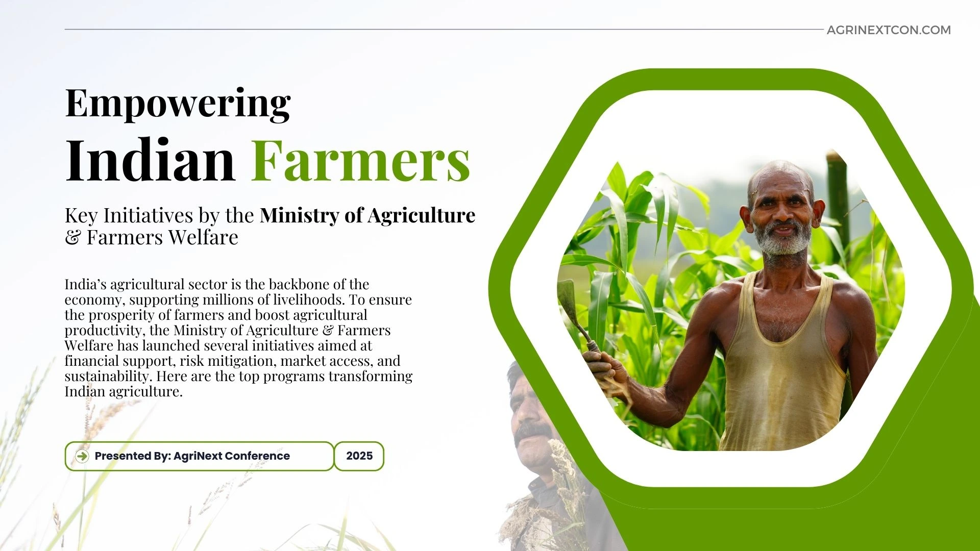 Empowering Indian Farmers: Key Initiatives by the Ministry of Agriculture & Farmers Welfare