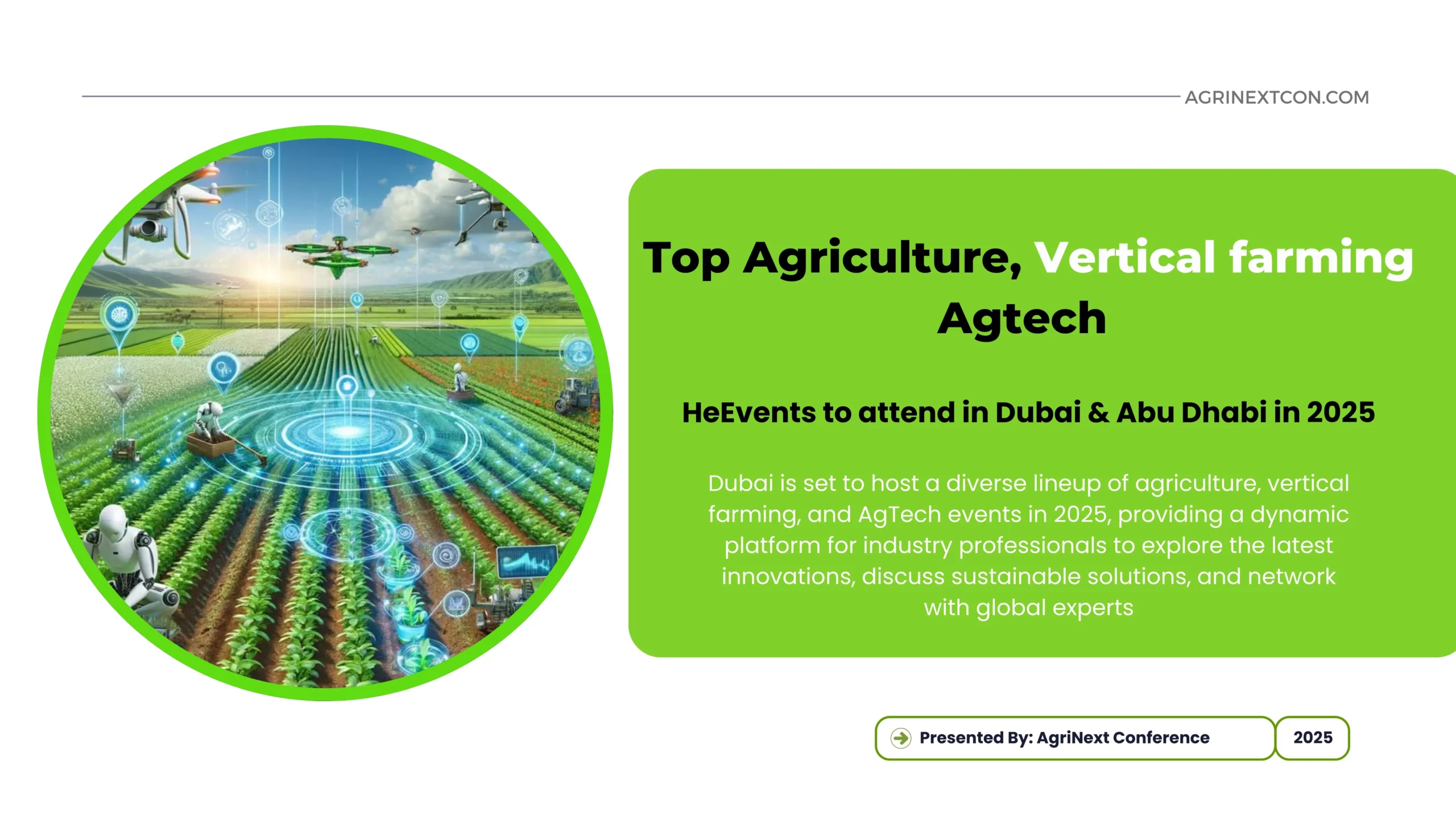Top Agriculture, Vertical farming Agtech Events to attend in Dubai & Abu Dhabi in 2025