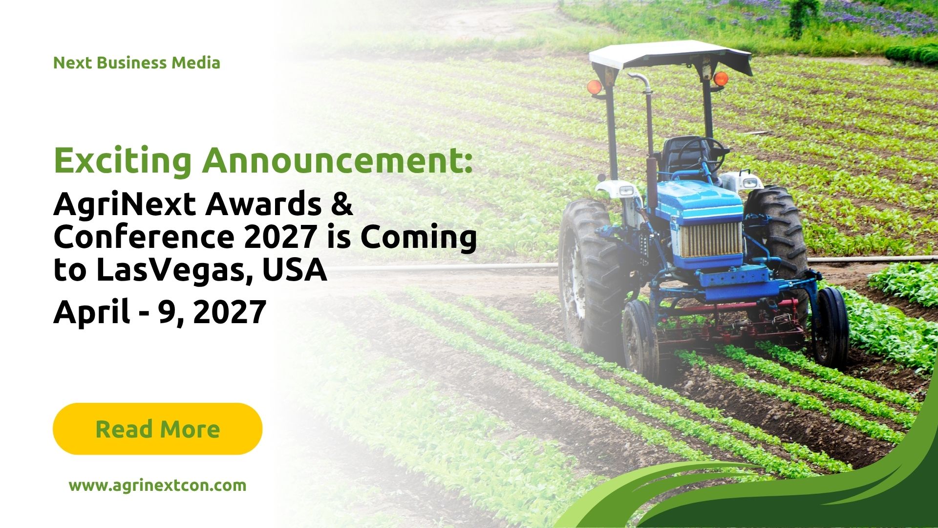 Exciting Announcement: AgriNext Awards & Conference 2027 is Coming to Las Vegas, USA