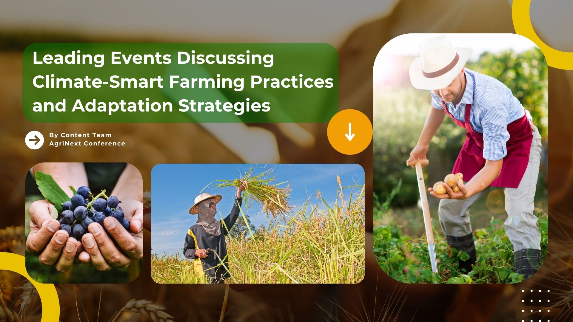 Leading Events Discussing Climate Smart Farming Practices and Adaptation Strategies