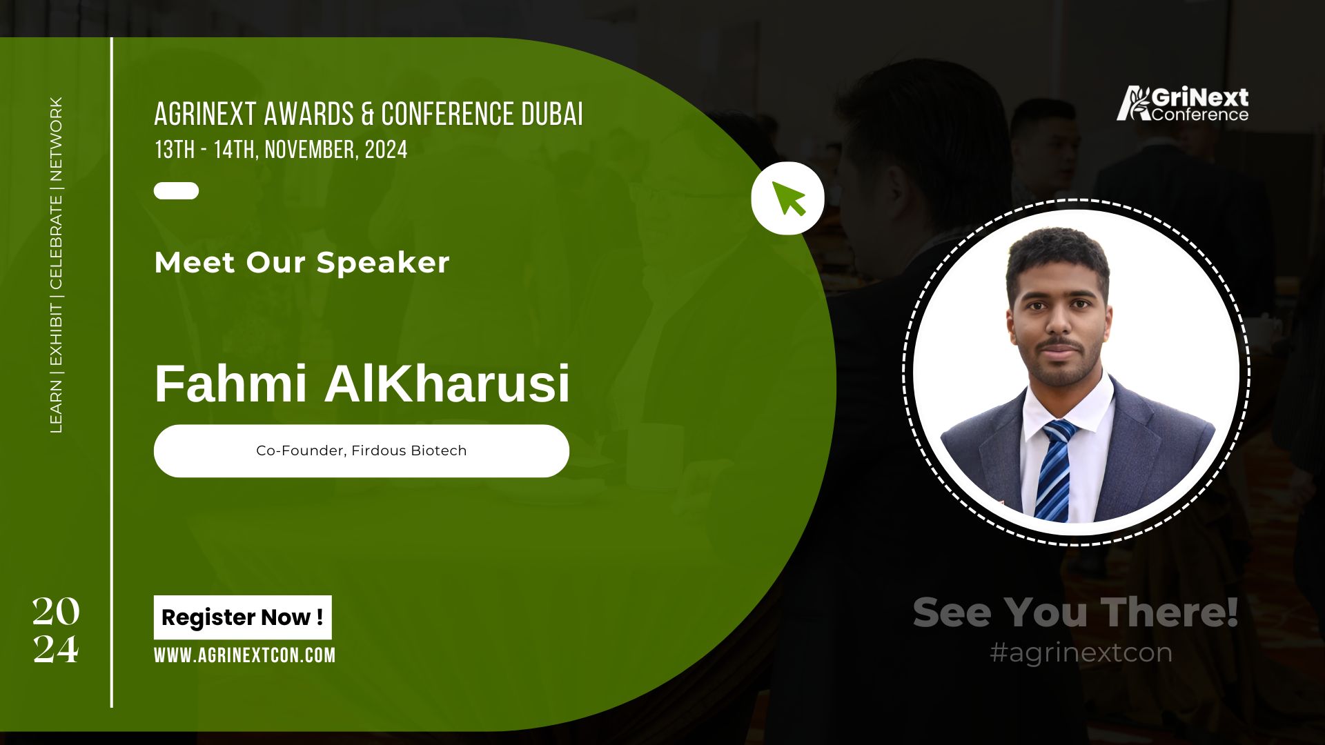 Fahmi AlKharusi Joins AgriNext Conference as Keynote Speaker