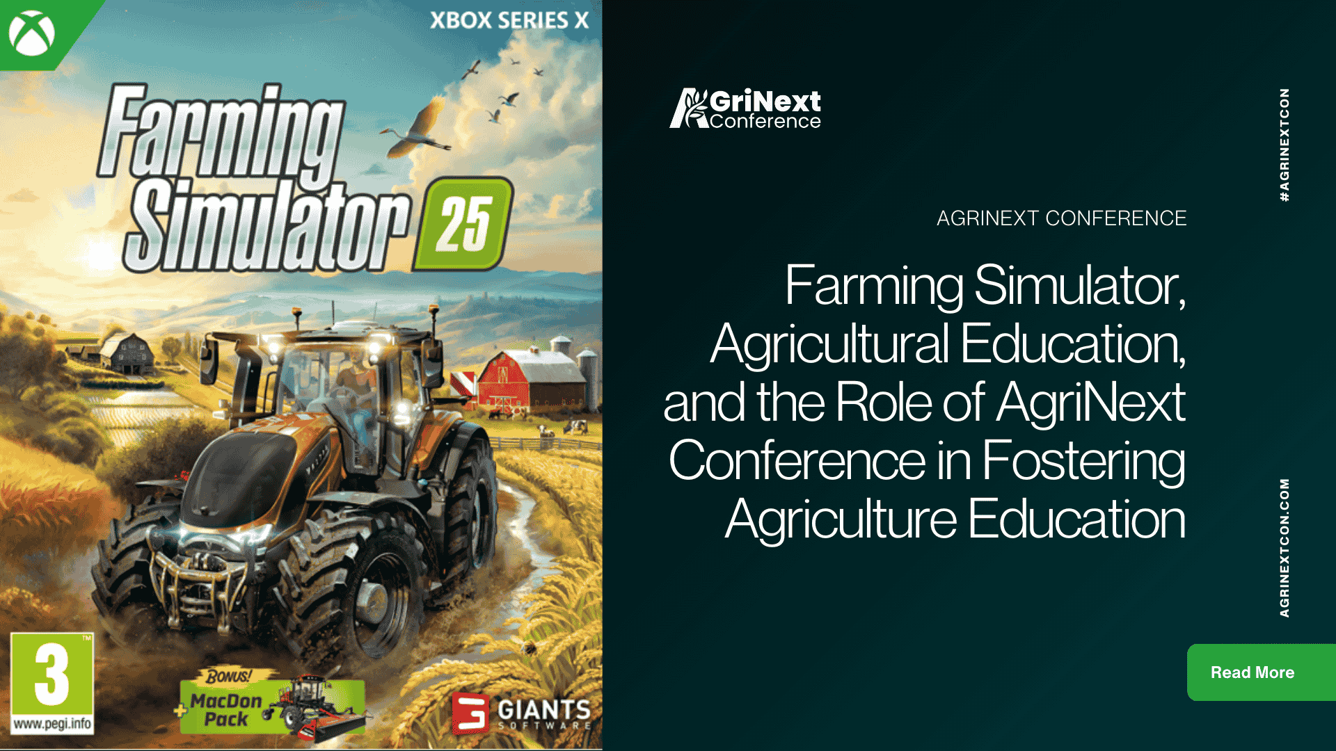 Farming Simulator, Agricultural Education, and the Role of AgriNext Conference in Fostering Agriculture Education