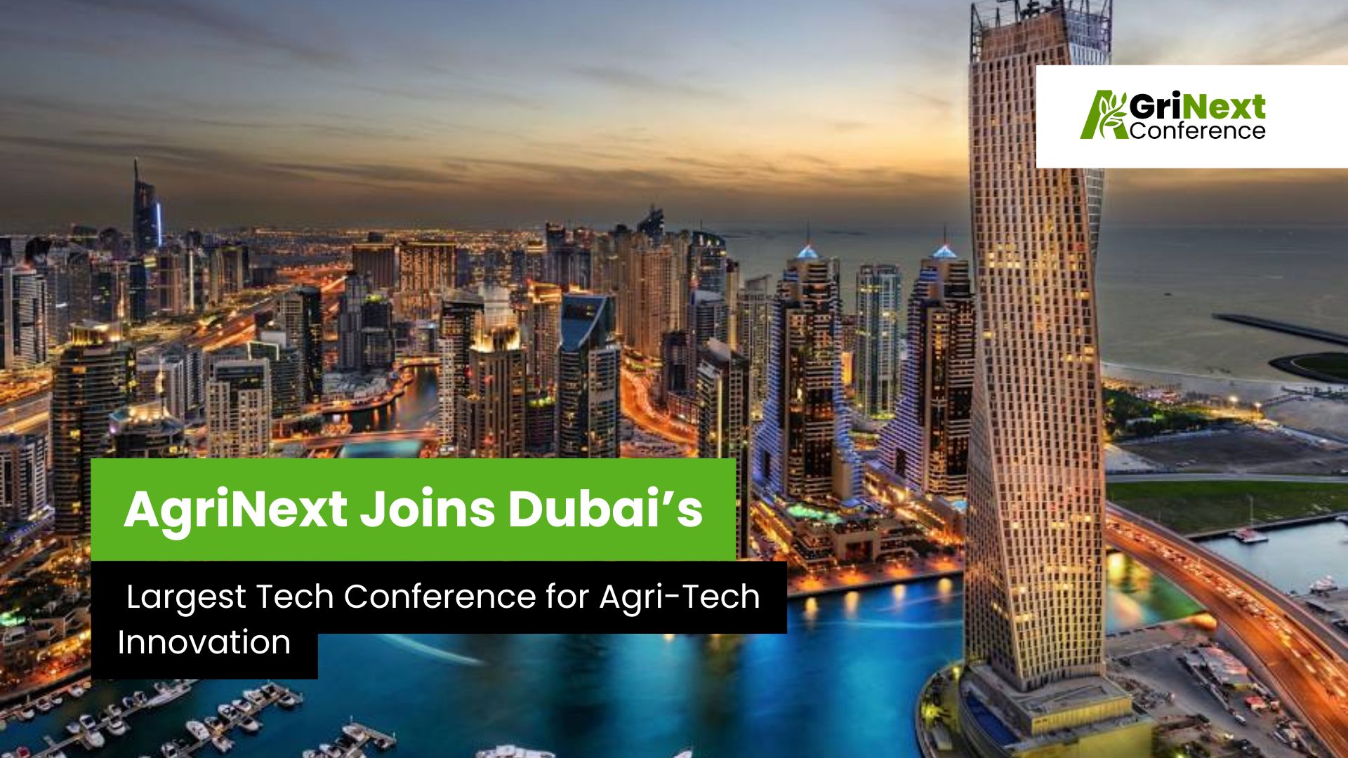 AgriNext Joins Dubai’s Largest Tech Conference for Agri-Tech Innovation