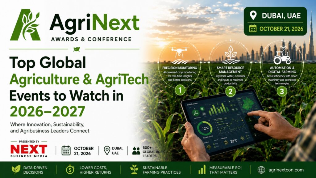 Top Global Agriculture and AgriTech Events in 2026–2027